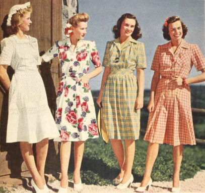 1940s summer outfits