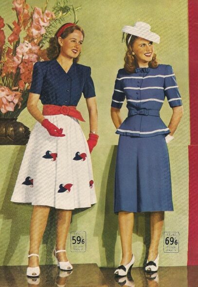 1940s summer fashion