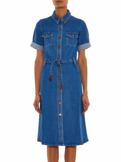 70s denim dress