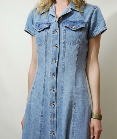 90s denim dress