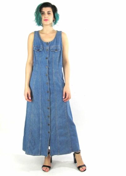 90s denim dress