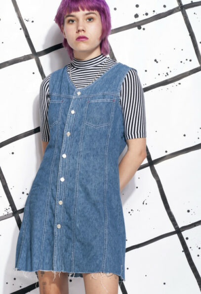 90s denim dress
