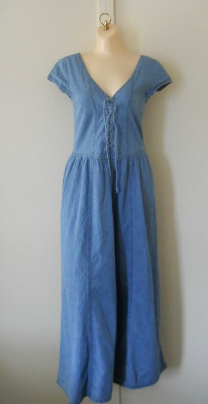 90s denim dress