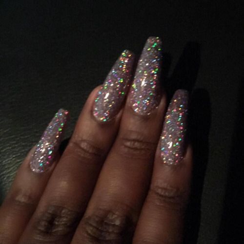 All Glitter Nails
