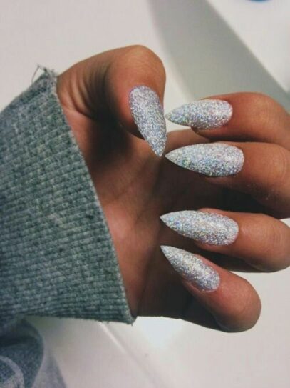 All Glitter Nails