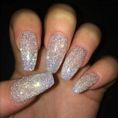 All Glitter Nails