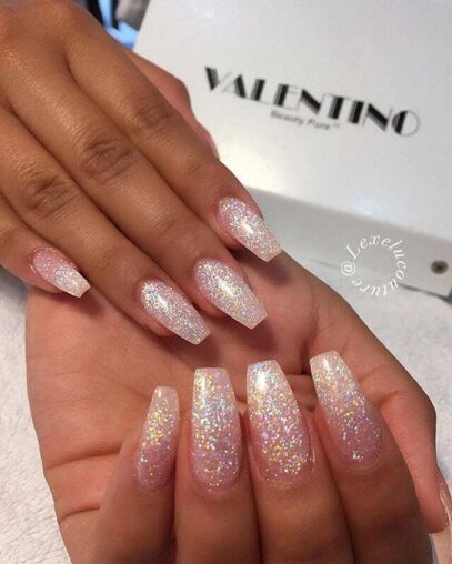 All Glitter Nails