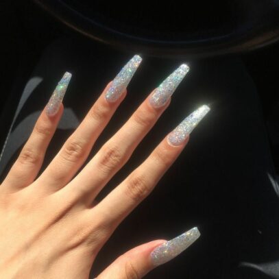 All Glitter Nails
