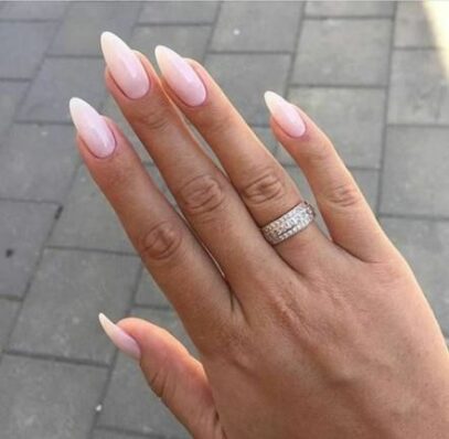 Almond Ombre Nails