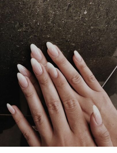 Almond Ombre Nails