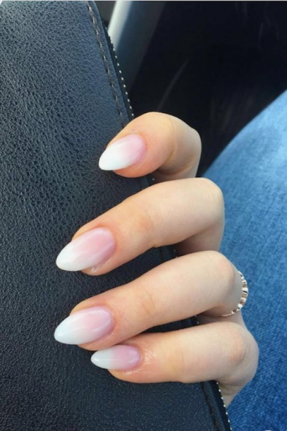 Almond Ombre Nails