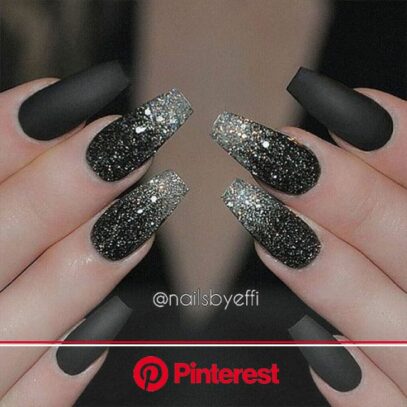 Black Prom Nails