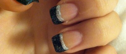 Black Prom Nails