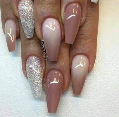 Brown Ombre Nails