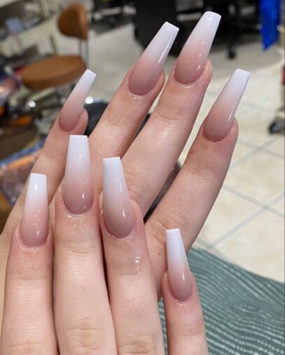 Brown Ombre Nails