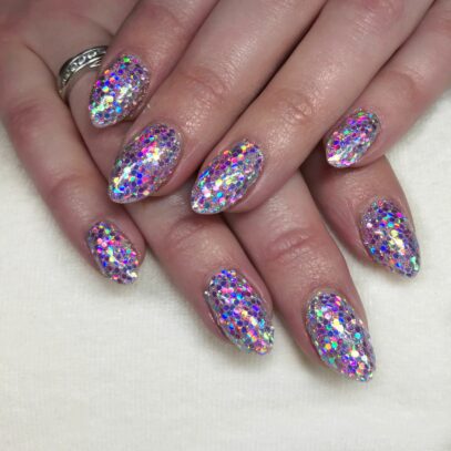 Chunky Glitter Nails