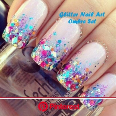 Chunky Glitter Nails