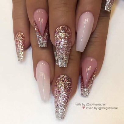 Coloured Ombre Nails