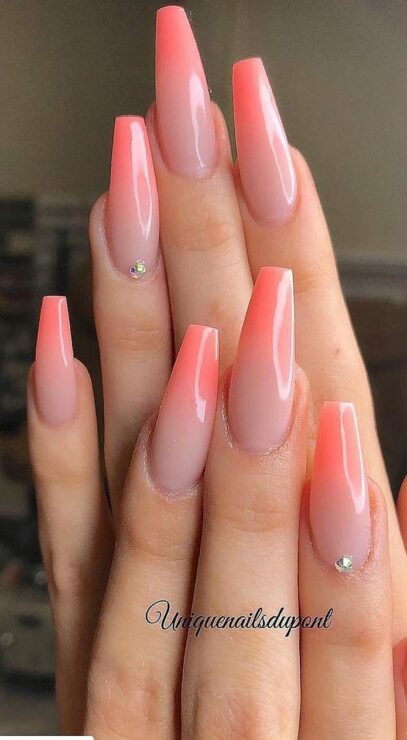 Cute Ombre Nails
