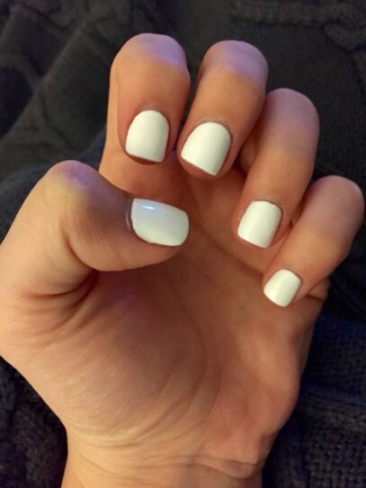 Cute White Nails