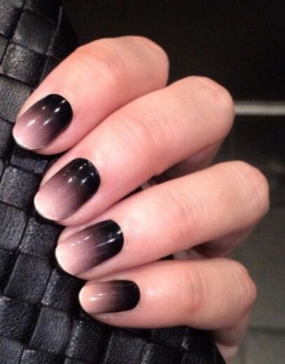 Dark Ombre Nails