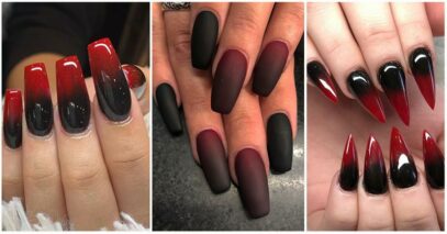 Dark Ombre Nails