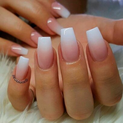 French Ombre Nails