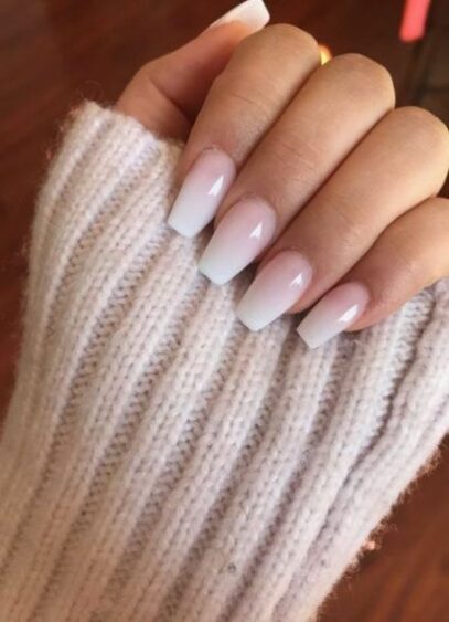 French Tip Ombre Nails