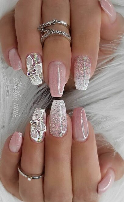 Glitter Nail Art