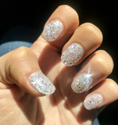 Glitter Nails Short