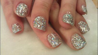 Glitter Nails Short