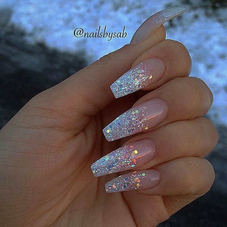 Glitter Prom Nails