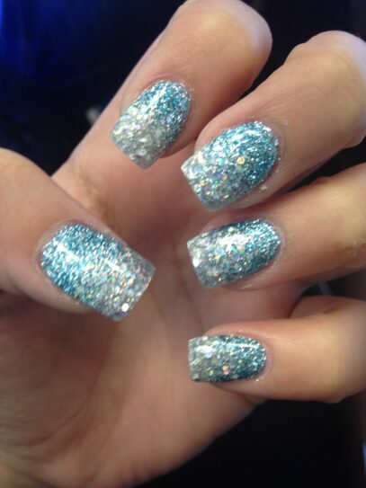 Glitter Prom Nails
