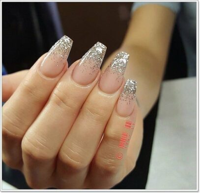 Glitter Prom Nails