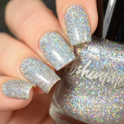 Holographic Glitter Nails