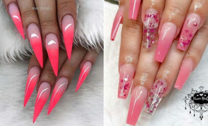 Light Pink Ombre Nails