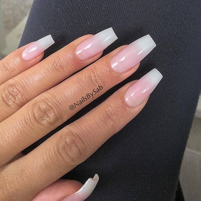 Light Pink Prom Nails