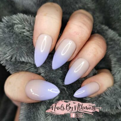 Lilac Ombre Nails