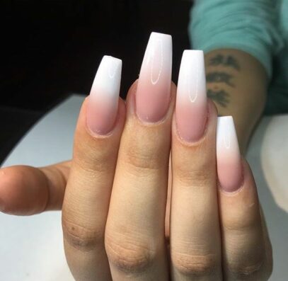 Long Ombre Nails