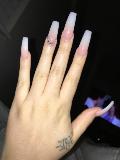Long Ombre Nails