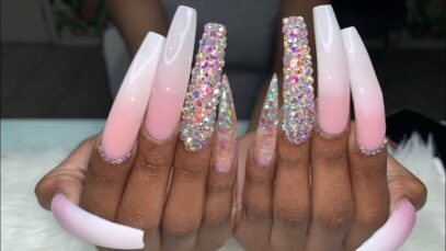 Long Ombre Nails