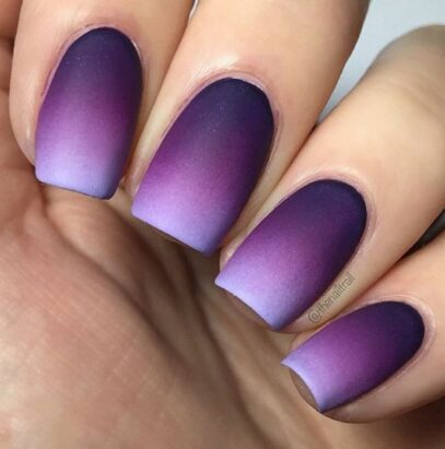 Matte Ombre Nails