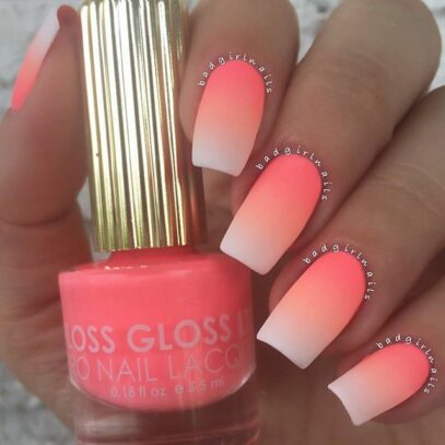 Matte Ombre Nails