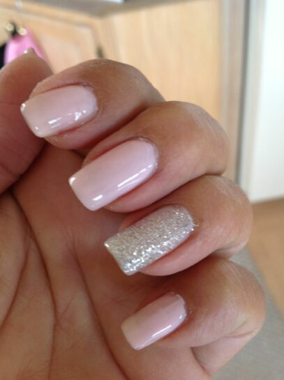 Nails With One Glitter Nail