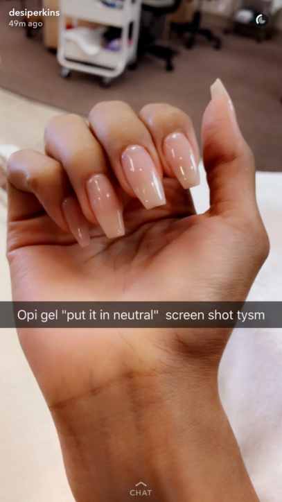 Natural Prom Nails