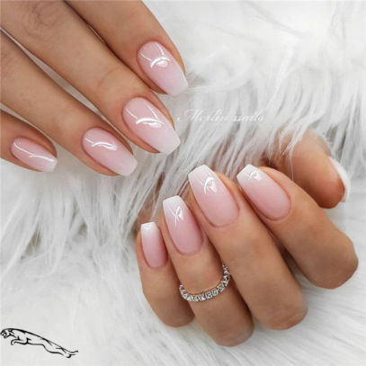Natural Prom Nails