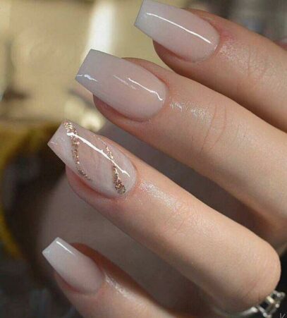 Natural Prom Nails