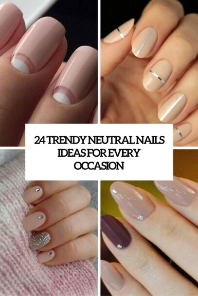 Neutral Ombre Nails