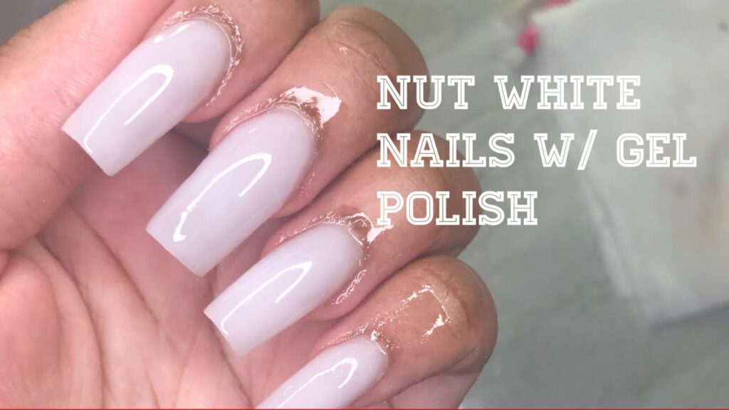 Nut White Nails