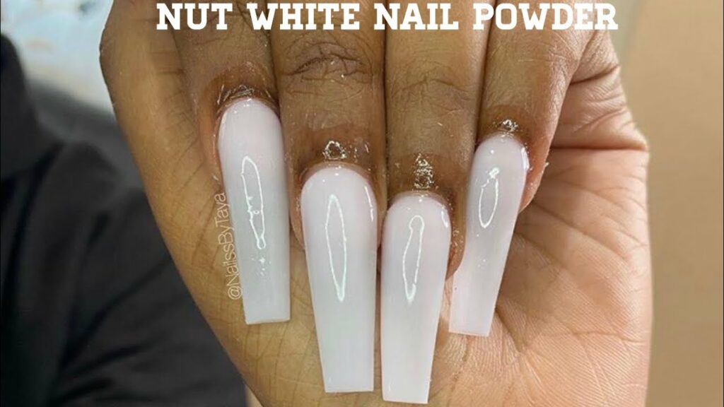 Nut White Nails